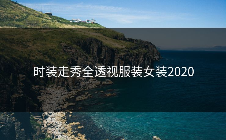 时装走秀全透视服装女装2020